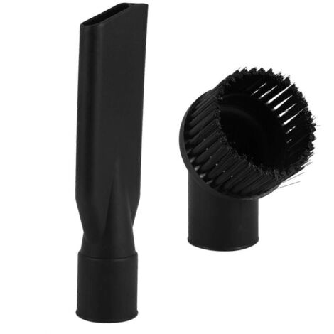 Ensemble brosse ronde et buse plate pour aspirateur industriel, diamètre intérieur 44 mm, durable, pour le nettoyage des aspirateurs industriels. (1/5)