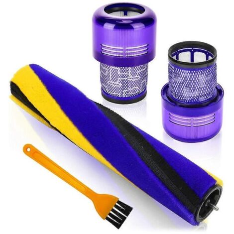 Brosse rotative et filtre Dyson V15 Detect / V15 Detect Plus, références des pièces de rechange : 970013-02 et 971634-01 (1/5)
