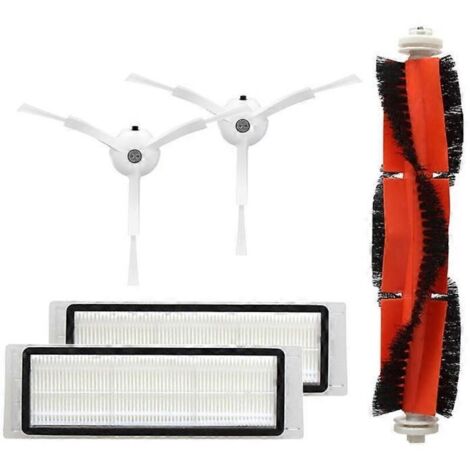 Pièces détachées pour aspirateur robot Xiaomi Roborock 1S S50 S51 S52 S55 : filtre HEPA, brosse latérale, brosse principale (1/5)