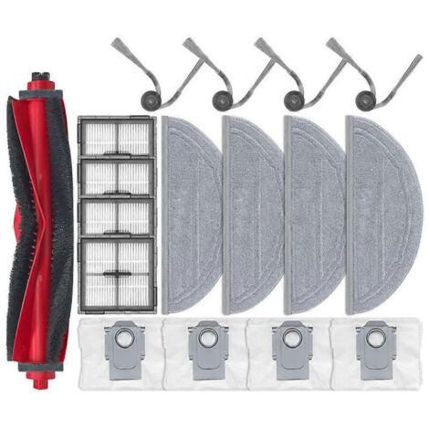 Accessoires pour Roborock Q10 S5 / Q10 VF / Q10V / S8 Pro / S8 Pro Plus : brosse principale, filtre, sac à poussière (1/5)
