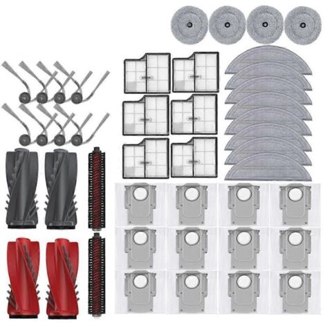 Accessoires pour robot laveur de sols Roborock Saros 10 / S9 MaxV Ultra : brosse principale, brosse latérale, filtre HEPA (1/5)