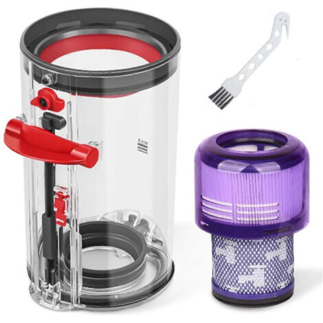 Aspirateur Dyson V11 V15 SV14 SV15 SV17 SV22 : bac à poussière et filtre de rechange, accessoires de collecte de poussière B