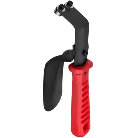 Outil d'ébavurage – Outil ergonomique de finition de tôlerie, portable et durable, version rouge, adapté à un usage domestique et industriel. (1/5)