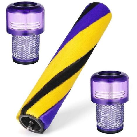 Brosse rotative à poils souples de rechange pour aspirateur à main Dyson V12 Detect Slim, référence 971 (1/5)