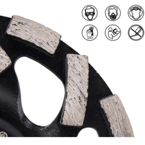 Disque Poncage Beton, Disque Diamant Abrasif 125mm de Meulage pour ...