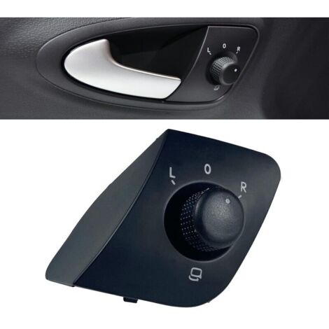 Bouton de réglage du rétroviseur latéral extérieur pour Seat Ibiza 2009-2015 6J1959565 (1/5)
