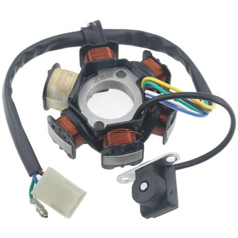 Applicable à la bobine de stator à huit pôles et à la bobine de magnéto à trois trous des motos Honda Zhujiang ZJ125 et CG125. (1/5)