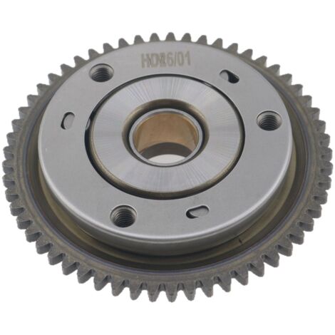Pièces de moteur à tige de poussée pour moto CG125 CG150 : corps d'embrayage à roue libre, ensemble de disque de démarreur à 3 billes (1/5)