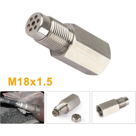 Pièces de rechange automobiles. Produit : Adaptateur de déflecteur de moteur, sonde lambda, acier inoxydable M18x1,5. (1/5)