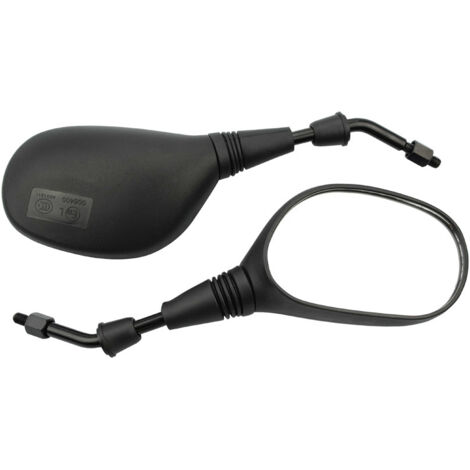 Rétroviseur pour scooter/moto électrique avec filetage de 10 mm de diamètre, compatible avec les modèles 50cc, 70cc, 90cc et 110cc.