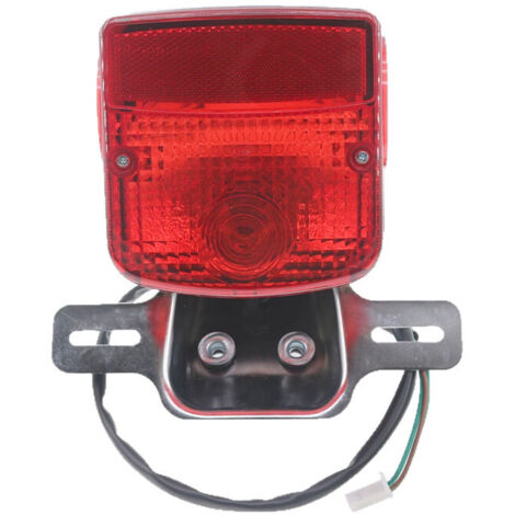 Pièces détachées pour motos : Feu arrière pour cruiser GN125 HJ125-8, petit feu arrière pour cruiser (1/5)