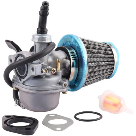 Accessoires pour motos tout-terrain/quads/motos de plage : carburateur PZ19 70 cm³, 90 cm³, 110 cm³ avec joint de filtre à air (1/5)