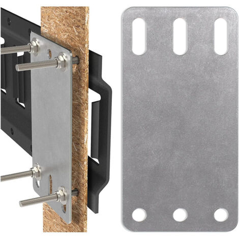 Fixation pour porte-outils à plaque arrière de montage sur rail de chargement, compatible avec les accessoires de plaque arrière de la série E/X-Track (1/5)