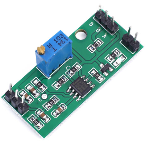Module comparateur de tension LM393 : mise en forme précise et ajustable du signal, double sortie de niveau élevé, LED (1/3)