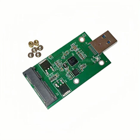 Carte adaptatrice mSATA vers USB 3.0 vers carte d'interface matérielle USB 3.0, convertisseur SSD mSATA (1/3)