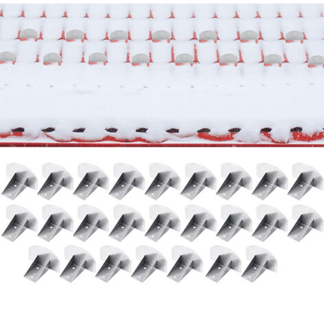 Les barrières à neige en acier inoxydable 304 et les dispositifs de protection contre la neige pour toitures métalliques sont adaptés pour prévenir l'accumulation de neige et de glace. (1/5)