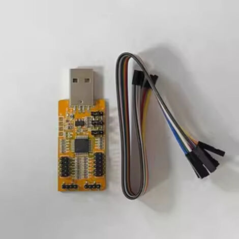 USB vers UART, I2C, SPI (avec ADC 4 canaux, PWM 4 canaux, E/S numériques 8 chiffres et logiciel de test NRF2401) (1/2)
