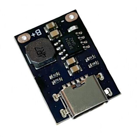 Module de charge dédié pour batterie lithium fer phosphate monocellulaire 3,6 V/3,2 V, carte de charge à courant élevé 2,4 A, port Type-C. (1/2)