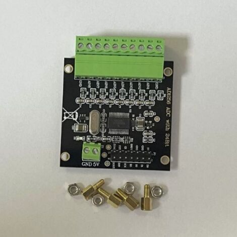 Module ADS1256, carte d'acquisition de données ADC 24 bits, convertisseur analogique-numérique haute précision (1/2)