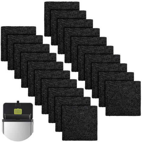 Pièce de rechange pour filtre désodorisant de poubelle, filtre désodorisant à charbon actif pour poubelles EKO à compartiments intégrés