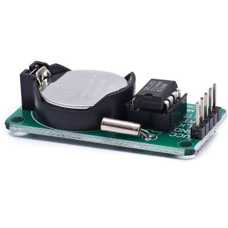 Module d'horloge temps réel DS1302 avec pile module de composant électronique de chronométrage CR2032 avec mise hors tension (1/5)