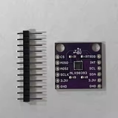 Capteur Hall 3D numérique MLX90393 : déplacement, angle, rotation, position 3D (I2C/SPI) (1/2)