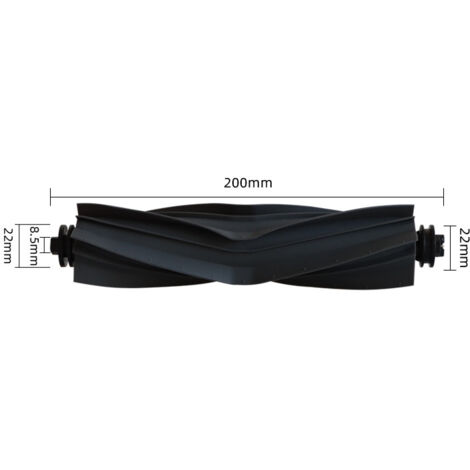 Compatible avec les accessoires pour aspirateur robot S10/S20 Pro/X10/X20 Pro : brosse rotative, brosse principale et brosse en caoutchouc souple. (1/5)