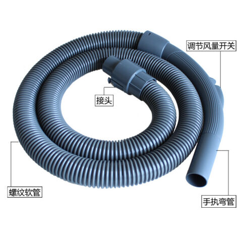 Accessoires pour aspirateur Jeberly compatibles VC35J-10AC/VC35J-10AD : tuyau, tube d'aspiration, tube fileté (1/5)