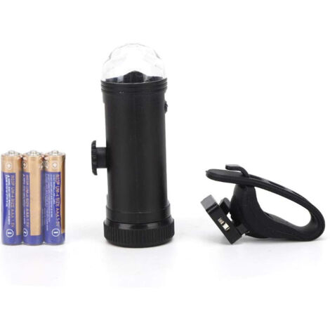 Feux arrière créatifs pour vélos, feux pour trottinettes, feux pour draisiennes, lumières disco, jeux de lumière pour enfants et lumières dansantes. (1/5)