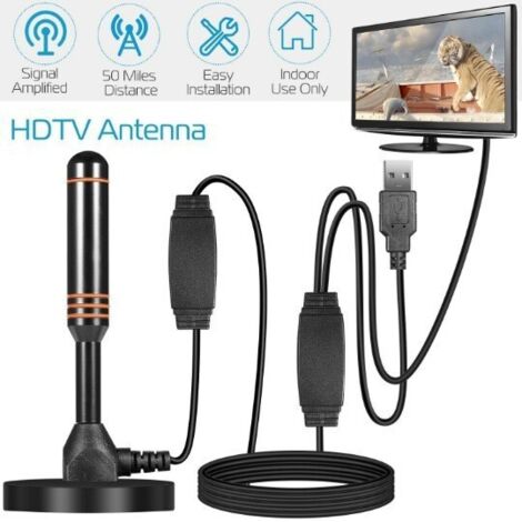 Nouvelle antenne TV numérique haute définition, antenne DTMB intérieure pour véhicule à ondes terrestres, antenne DVB-T2 à ventouse étendue (1/5)