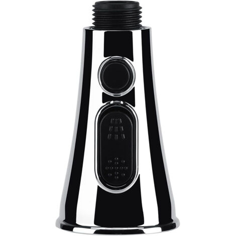 Pommeau de douche extractible en forme de corne avec jet mousse, pulvérisateur de robinet, jet corporel de douche (1/5)