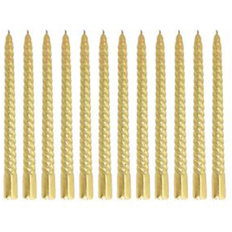 Bougies spirales électroplaquées de style européen, blanches, rouges, dorées, argentées, vertes et noires, pour les fêtes, les anniversaires et les mariages. (1/5)