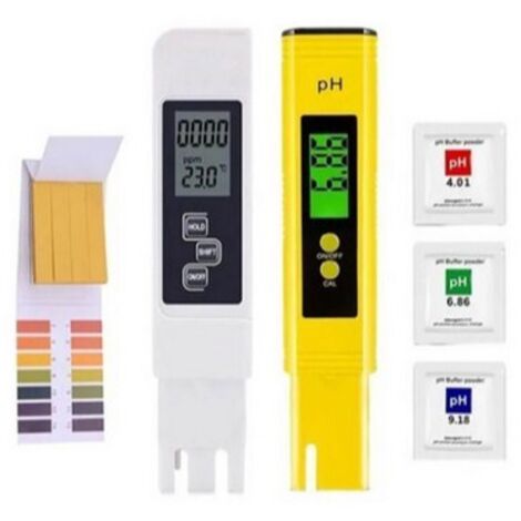 pH-mètre 0,01, stylo testeur de pH 0,2, stylo de mesure de la conductivité électrique, stylo testeur de qualité de l'eau TDS (1/5)