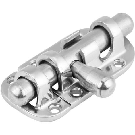 Serrure robuste pour porte et fenêtre de navire marin avec boucle à boulon coulissant en acier inoxydable 316, 60 mm. (1/5)