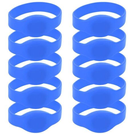 Bracelet RFID 125 kHz, carte d'identification, carte sauna, bracelet piscine d'hôtel, bleu (1/5)
