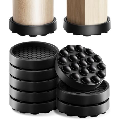 Autocollants d'insonorisation pour meubles/tables/chaises, patins en mousse EVA, autocollants antidérapants à motif maille, autocollants de protection ronds/carrés (1/5)
