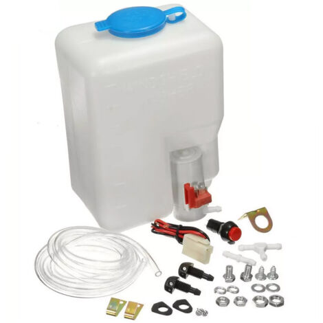 Outil universel 12V pour lave-glace, kit de nettoyage pour réservoir d'eau de voitures et de bateaux