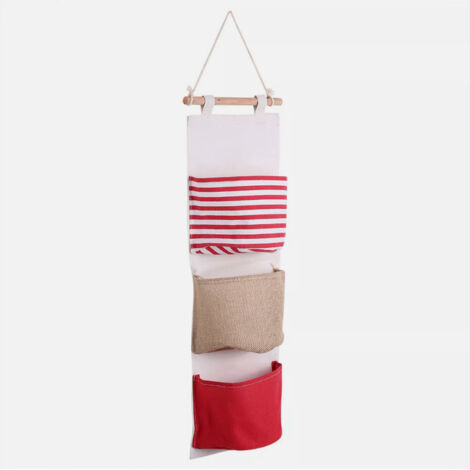 Sacs de rangement muraux, sacs de porte, indispensables pour les dortoirs étudiants pour ranger téléphones portables et vêtements, sacs de rangement en tissu et pochettes suspendues. (1/5)