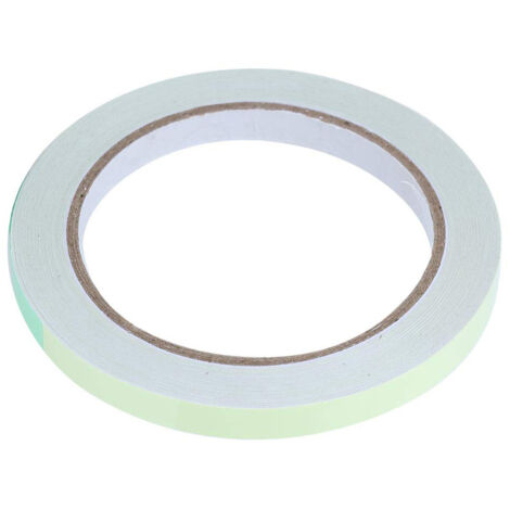 Ruban luminescent vert 10 mm × 10 m, ruban ignifuge écologique, ruban réfléchissant, adapté à la lutte contre les incendies, aux transports et à la construction. (1/5)