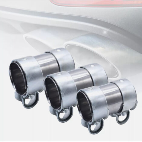 Raccord de tuyau d'échappement à double bride pour pièces automobiles, 3" (76 mm) (1/5)