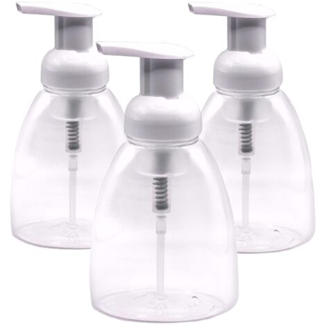 Flacon moussant pour la distribution de shampoing, de nettoyant visage et de gel douche  flacon distributeur à pompe. (1/5)
