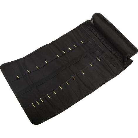 Sacoche à outils de poche, étui enroulable en toile pour clés, coupe-fil, étui à pinces enroulable, sac de rangement compartimenté, étui à outils enroulable (1/5)