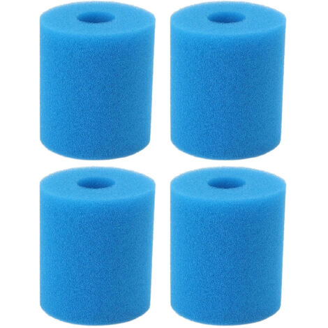 Lot de 4 filtres de piscine, détachants, éponges absorbant l'huile, type H, cartouches filtrantes concentriques en coton THPE. (1/5)