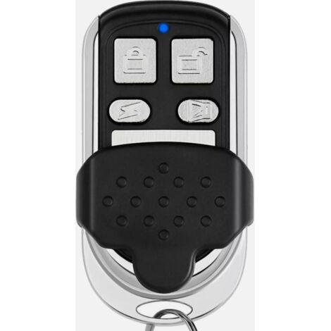 Télécommande sans fil 433 MHz pour porte de garage/porte sectionnelle métallique à quatre boutons, clé de télécommande à code de copie (1/5)
