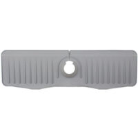 Joint de Robinet en Silicone Épais Gris - Anti-Éclaboussures pour Lavabo et Toilette
