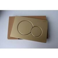 Placa de accionamiento Geberit Sigma01 para doble descarga: Goldstrahl (115.770.BG.5.1)