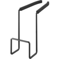 Soporte colgante para esponjas, estante de almacenamiento para cocina, soporte para fregadero, talla única, negro