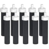 Paquete de 10 filtros de agua de repuesto Brita - Compatibles con filtros de agua rígidos, de acero inoxidable y deportivos Brita BB06