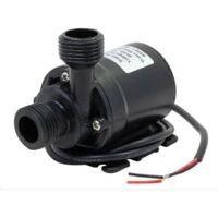 Ahlsen Bomba de agua sumergible 800L/H 5,5 M bomba anfibia DC 12V para estanque acuario Fuente Solar piscina circulación de agua