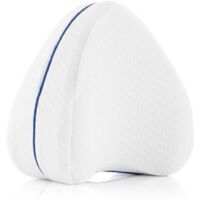 Almohada para dormir de lado, almohada para las rodillas, de rebote lento, almohada de espuma viscoelástica para las piernas, alivia el dolor lumbar, apta para mujeres embarazadas y personas que duerm